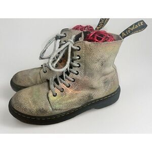 Kids Dr. Martens 1460 Pascal Boots Women's Size US 3 Distressed Look Combat Soft